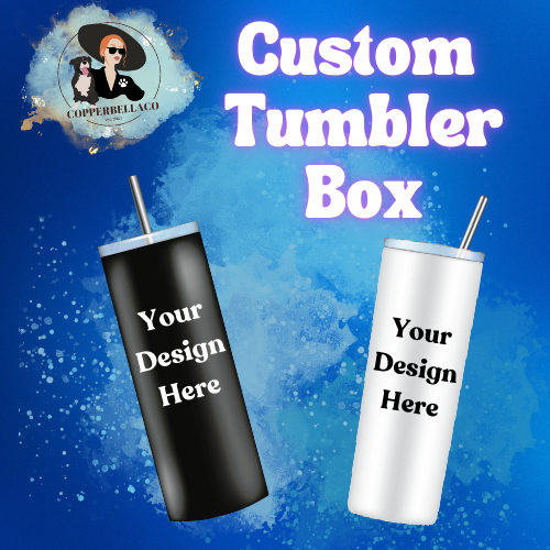 Custom Tumbler Box - 20OZ SKINNY TUMBLER