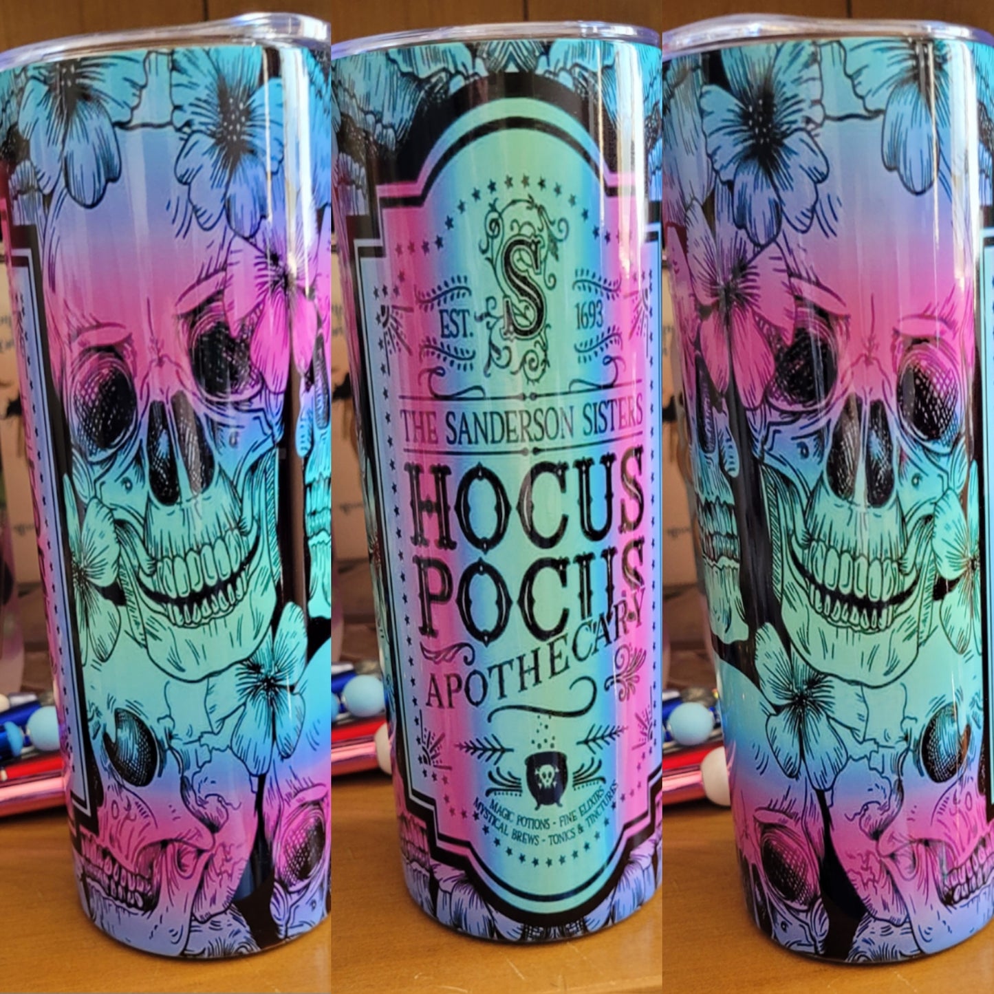 Sanderson Sisters Apothecary - 20oz Skinny Stainless Steel Tumbler