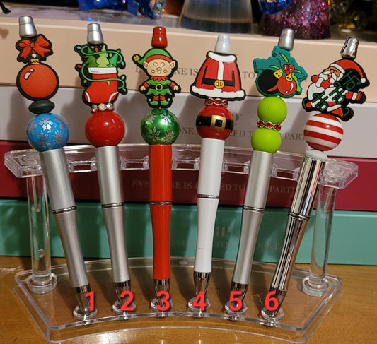 Christmas Beaded Pens