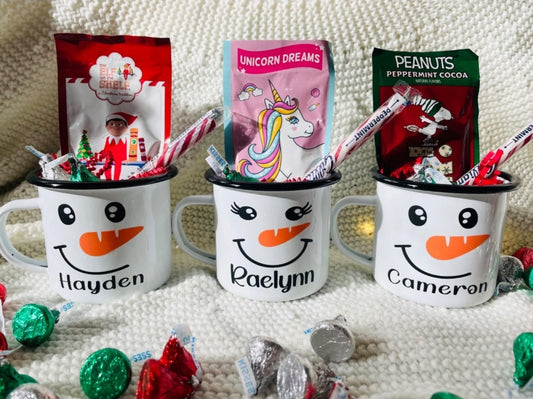 Personalized Hot Cocoa Mug Set