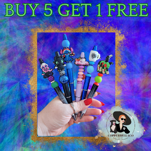 Buy 5 Get 1 FREE Beaded Pen Grab Bag